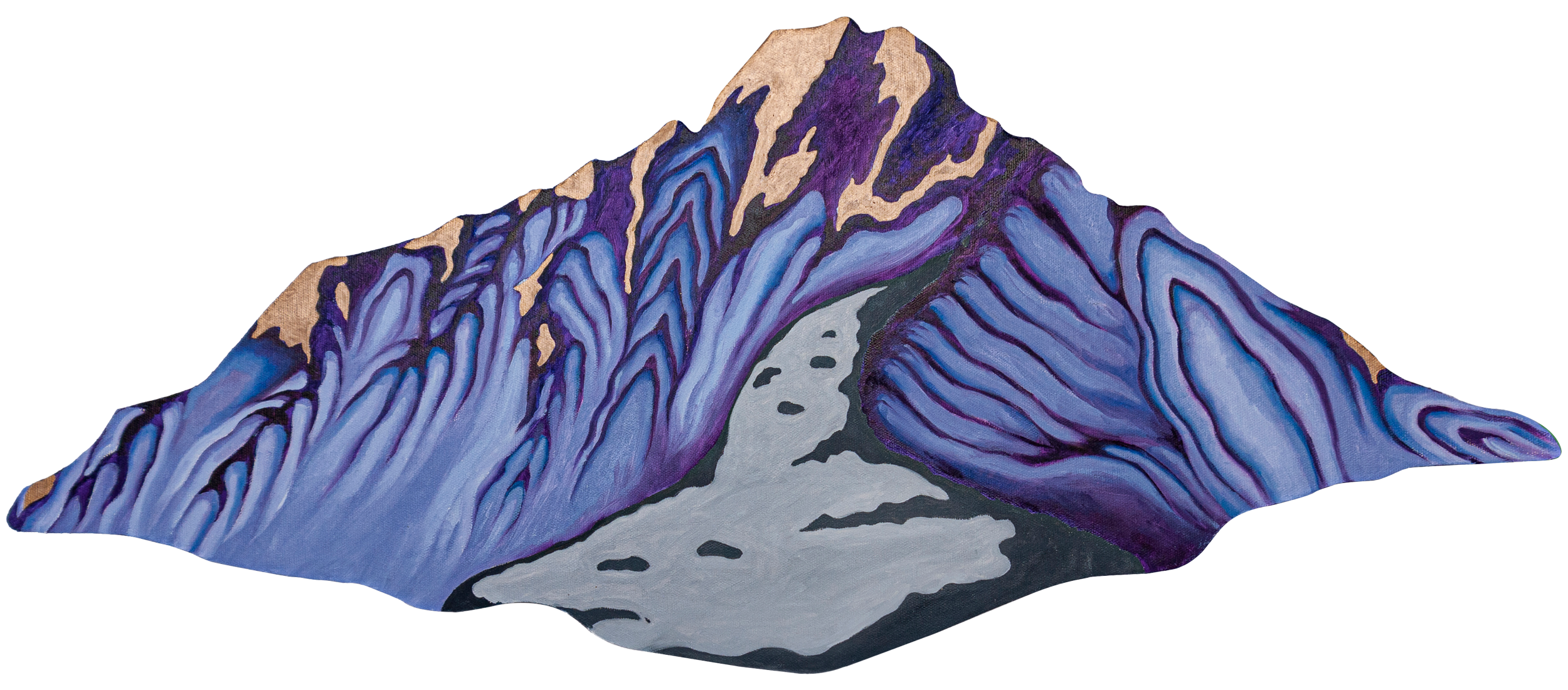 紫色玉山